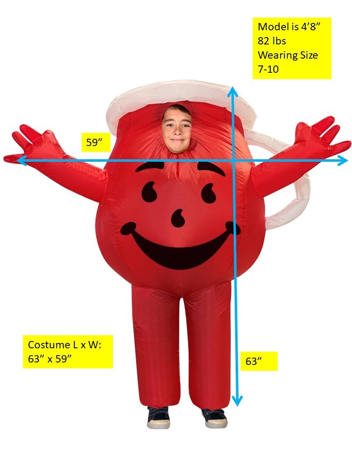 Rasta Imposta Kool Aid Guys Kinderkostüm aufblasbar 7-10