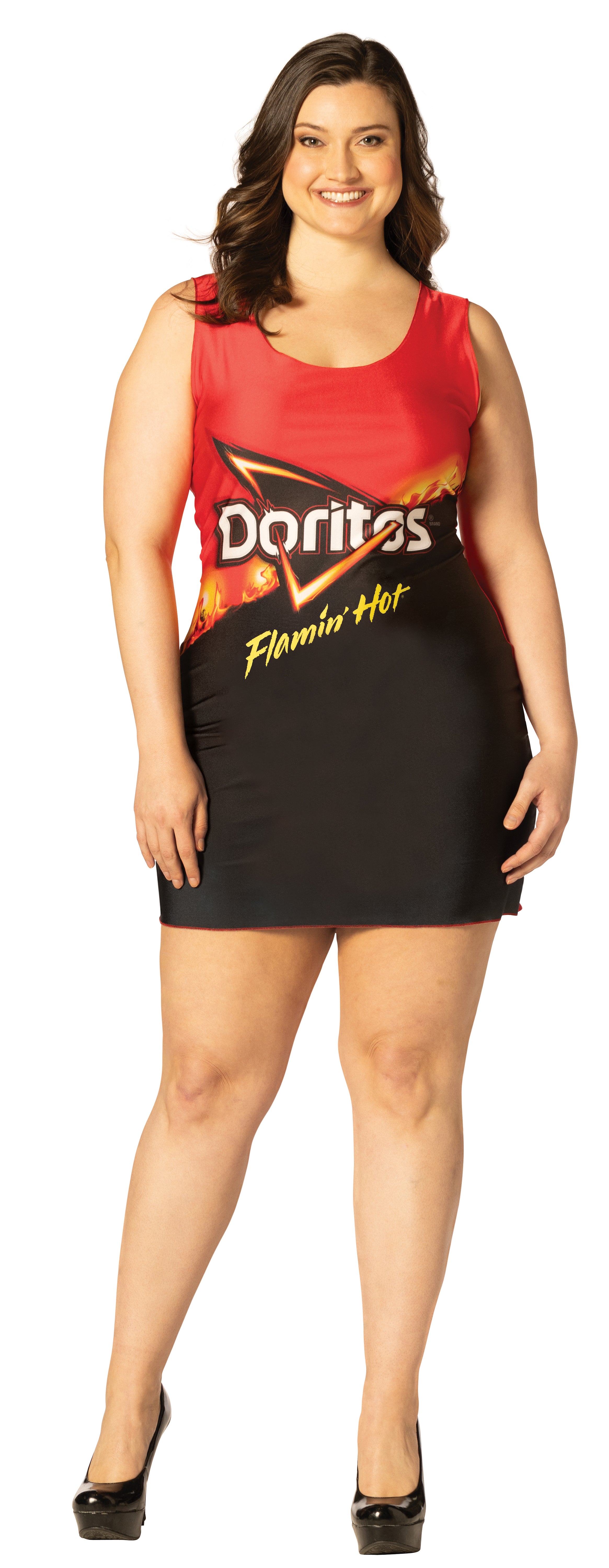 Rasta Imposta Doritos Flamin Hot Kleid Kostüm Damen XS-XL