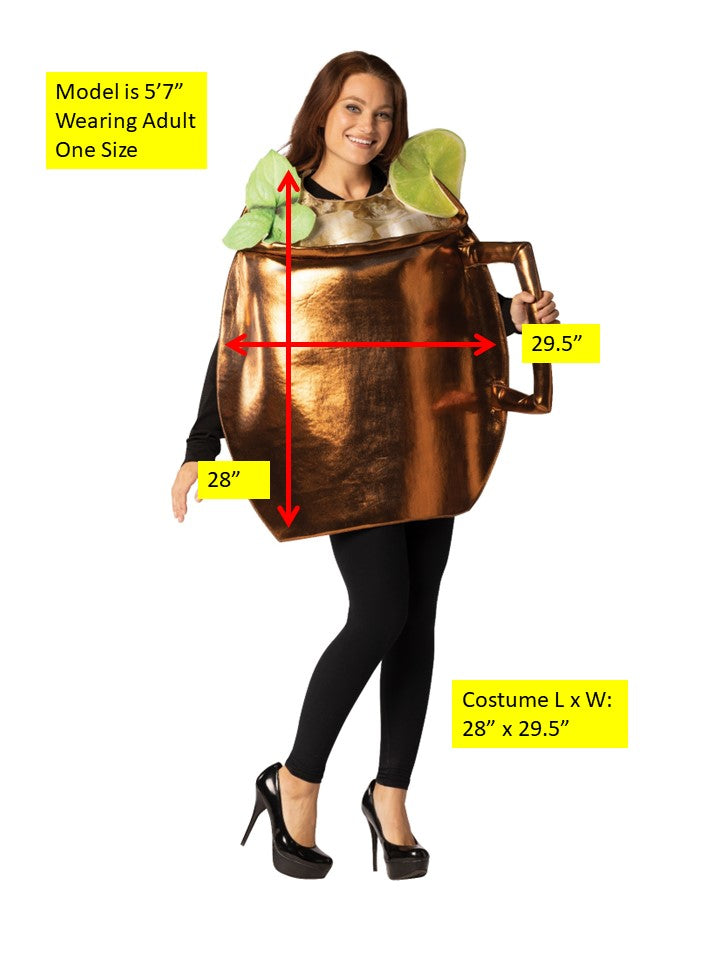 Rasta Imposta Moscow Mule Erwachsenenkostüm One Size Kupfer