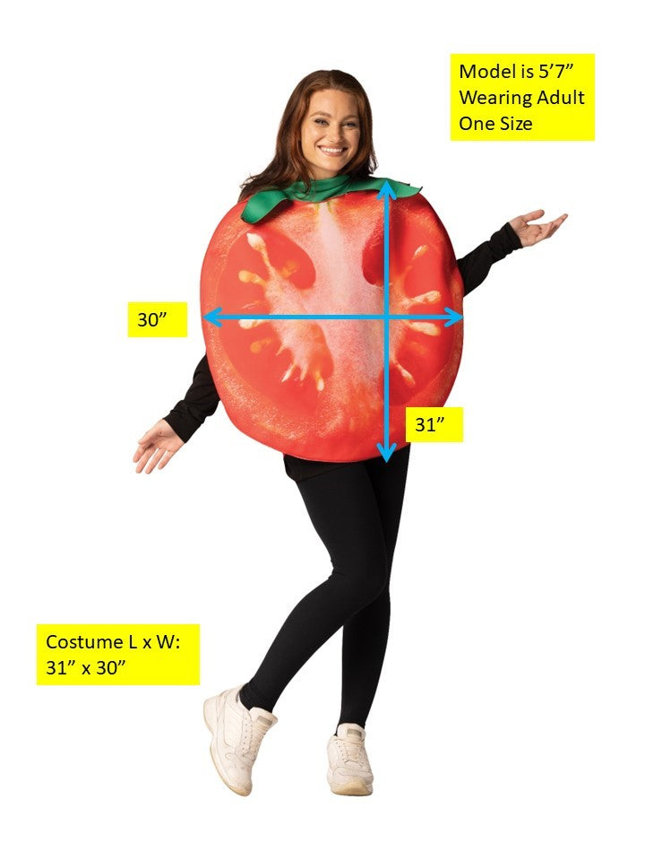 Rasta Imposta Tomatenscheibe Kostüm Einheitsgröße Polyester
