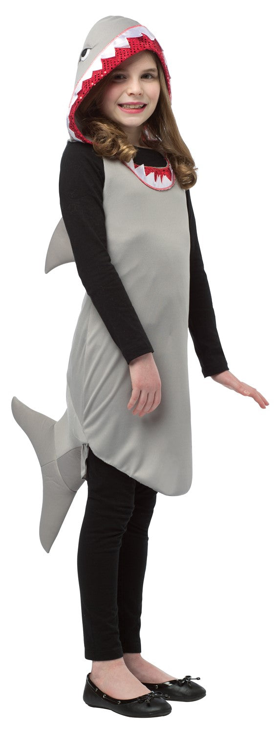 Rasta Imposta Shark Dress Hai Kleid Tween 10-12 grau