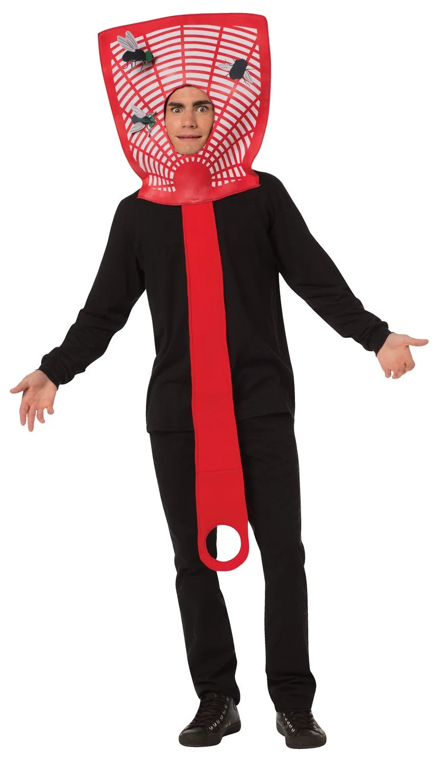 Rasta Imposta Fly Swatter Kostüm Erwachsene Einheitsgröße Rot