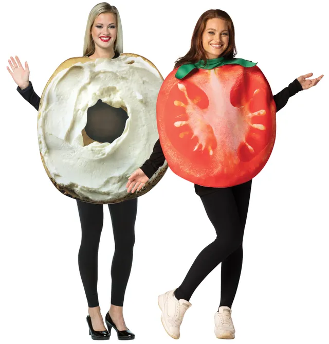 Rasta Imposta Bagel Partnerkostüm Tomate 2 Personen