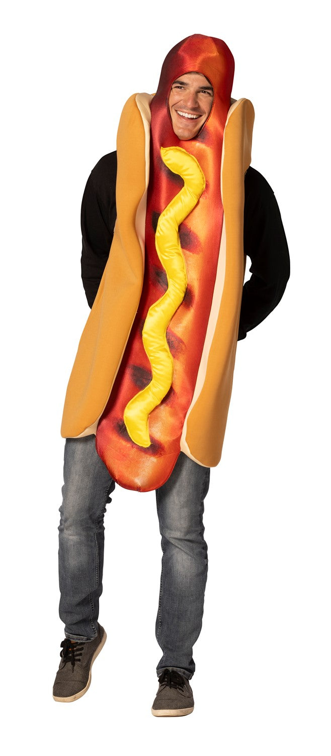 Rasta Imposta Hot Dog Kostüm Brötchen Einheitsgröße