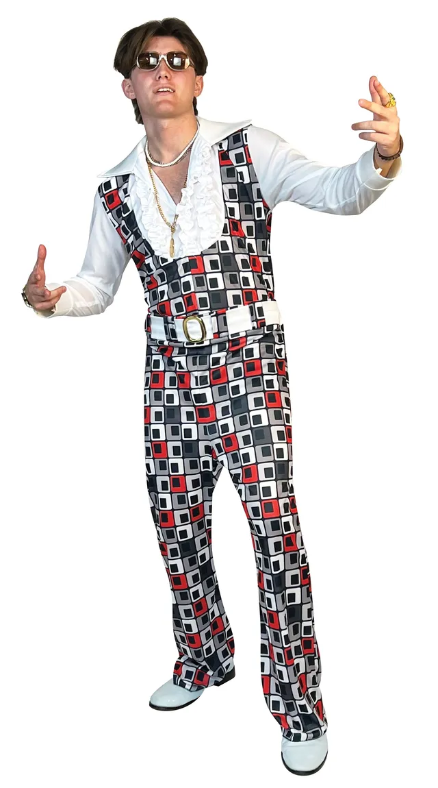 Rasta Imposta Swaggertown 70s Jumpsuit Herrenkostüm L Retro