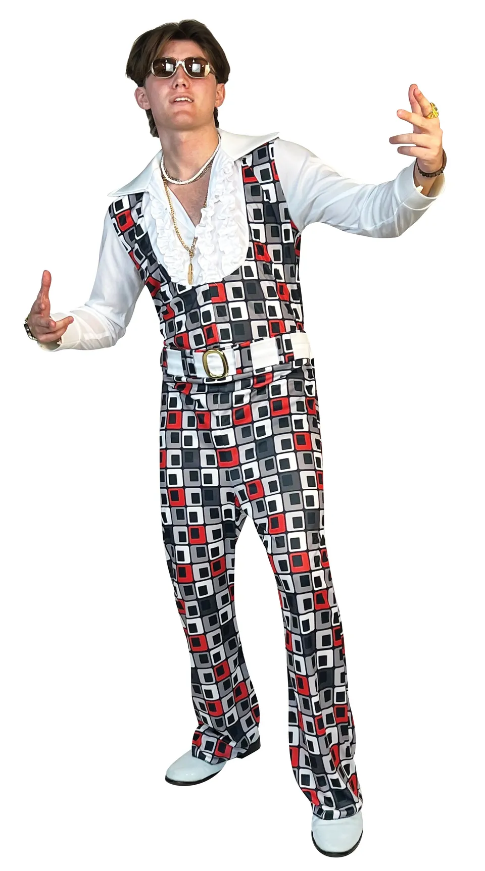 Rasta Imposta Swaggertown 70s Jumpsuit Herrenkostüm L Retro