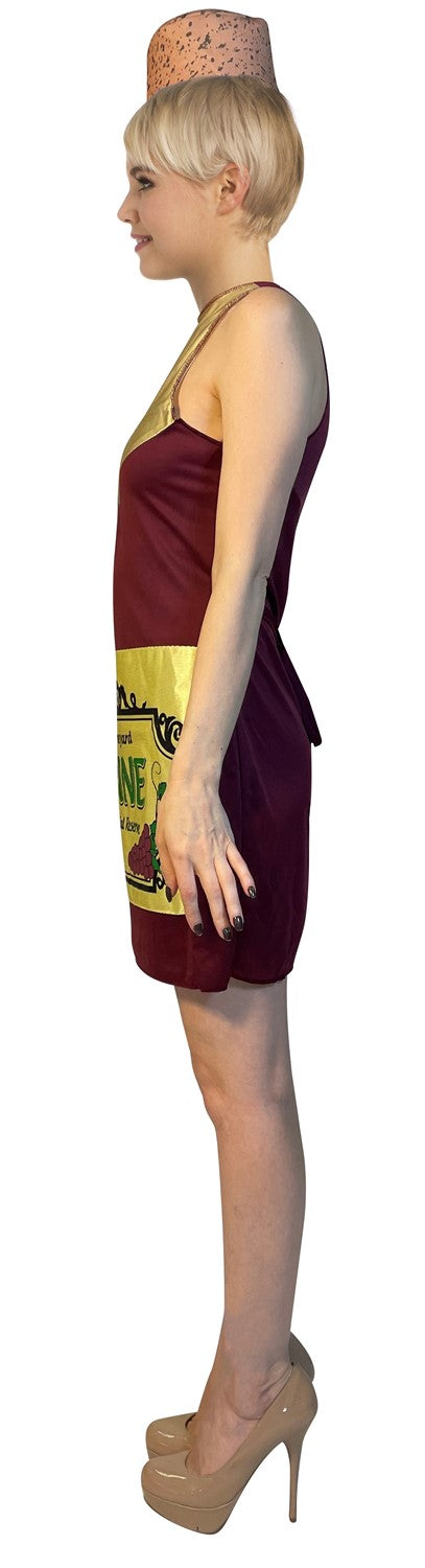 Rasta Imposta Wine Weinkostüm Kleid mit Hut Gr. 2-6