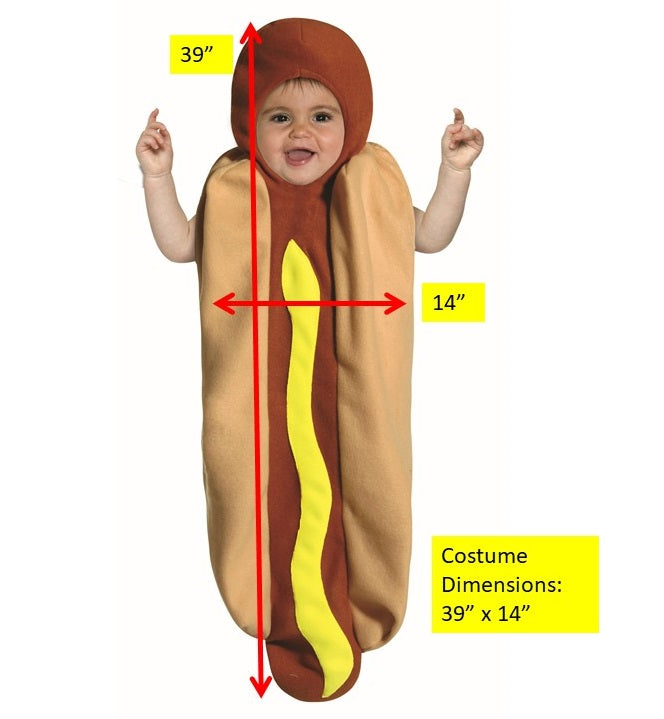 Rasta Imposta Hot Dog Babykostüm 3-9 Monate