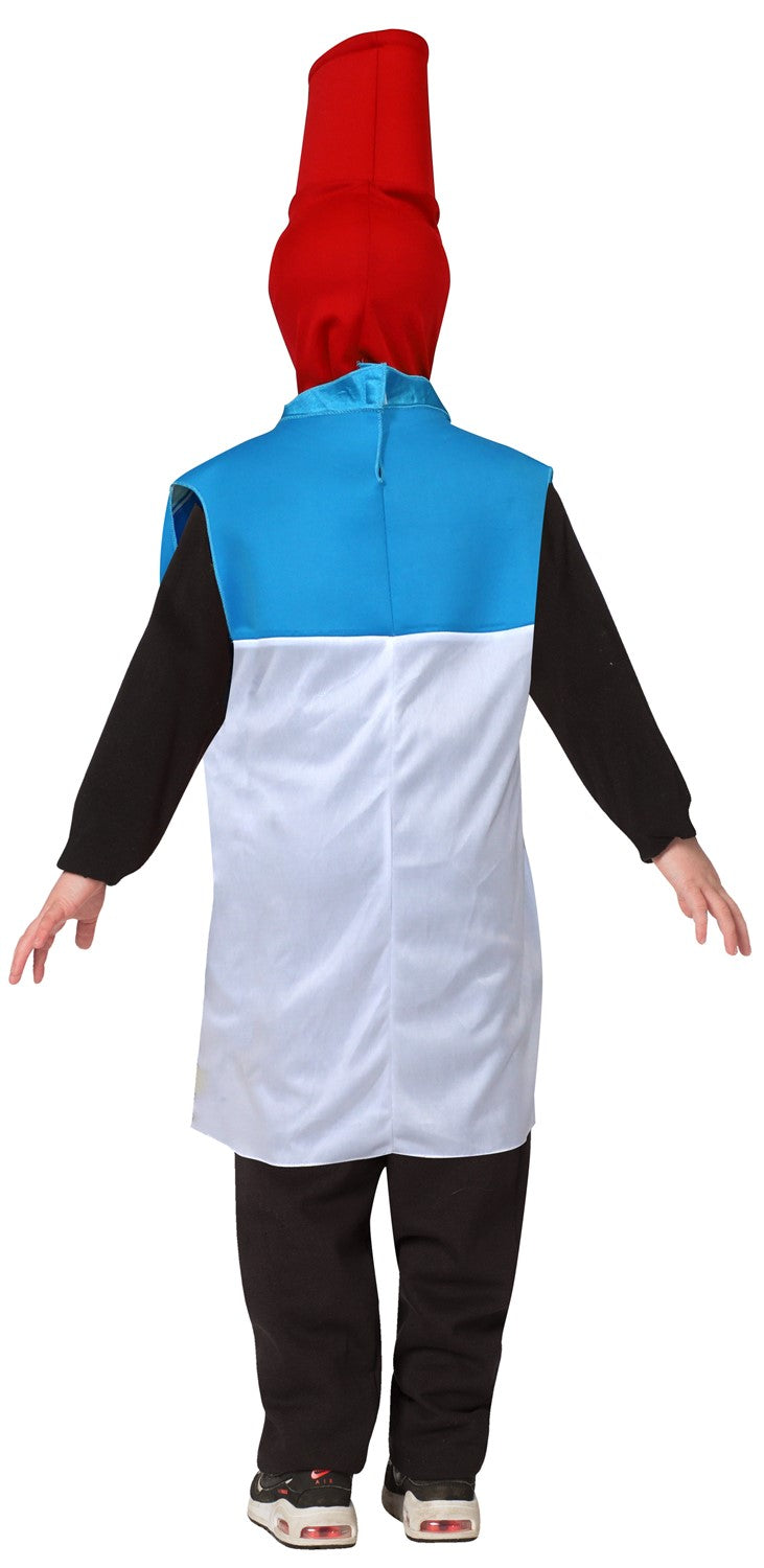 Rasta Imposta ICEE Blue Becher Tunika Kostüm Kinder 3-6
