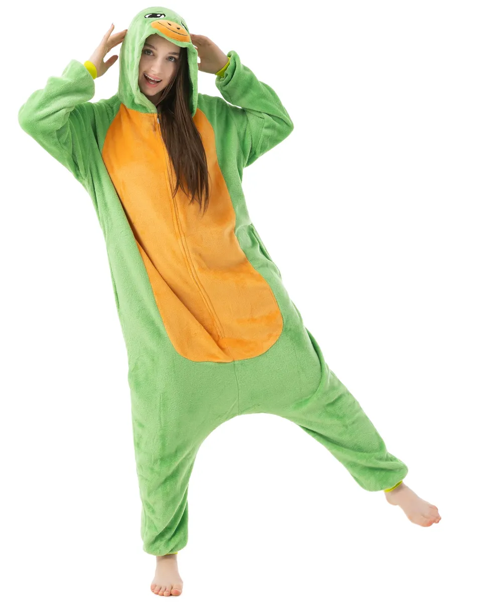 Katara 1744 Schildkröte Grün Onesie Kostüm S Fleece