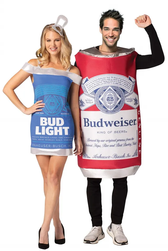 Rasta Imposta Budweiser Vintage Can Partnerkostüm Bierdosen 2-tlg