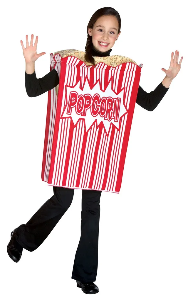 Rasta Imposta Movie Night Popcorn Kinder Kostüm 7-10