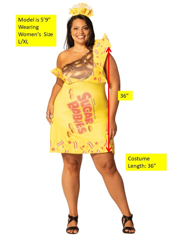 Rasta Imposta Sugar Babies Kleid Kostüm L-XL 14-16