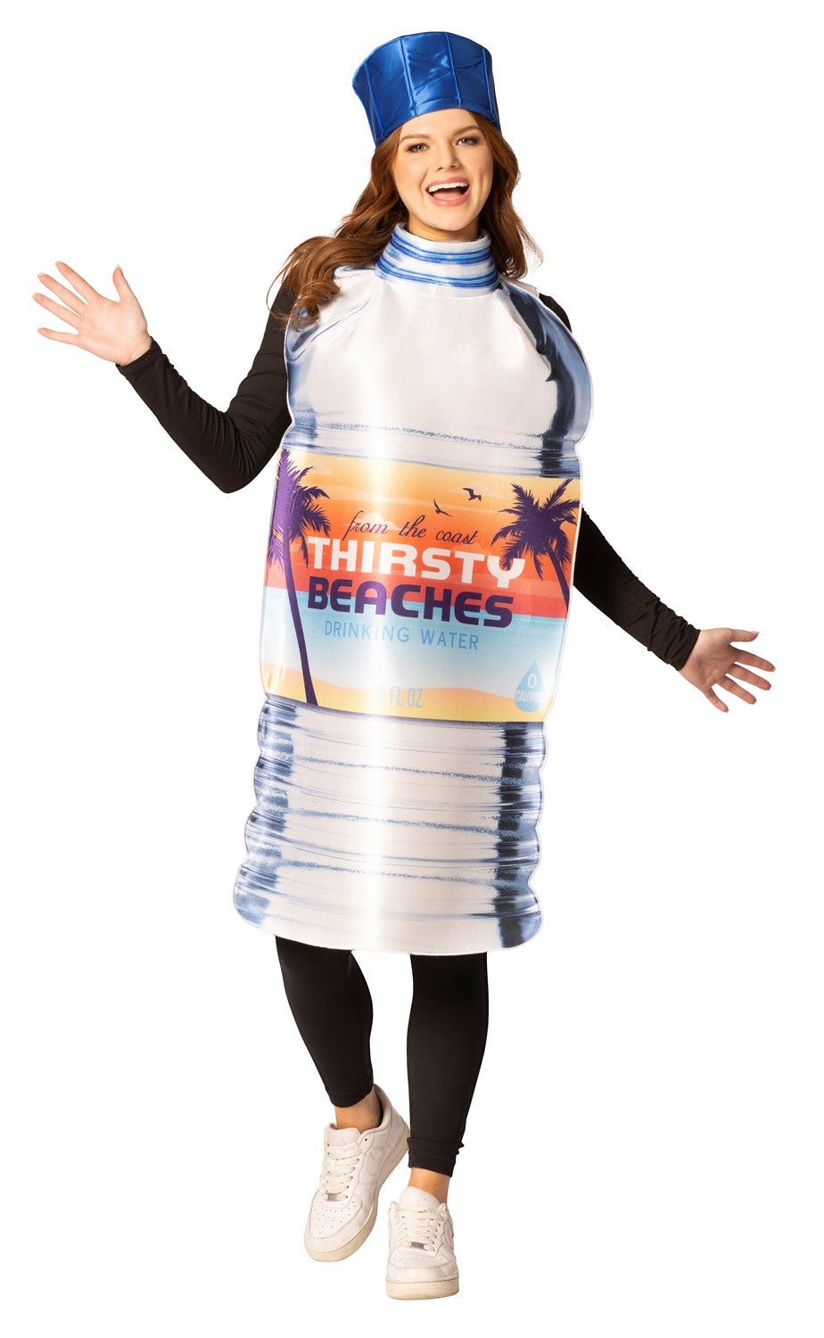 Rasta Imposta Plastic Water Bottle Kostüm Einheitsgröße Schaum
