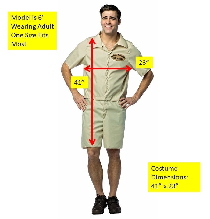 Rasta Imposta Mr. Camel Towing Kostüm Overall Einheitsgröße khaki