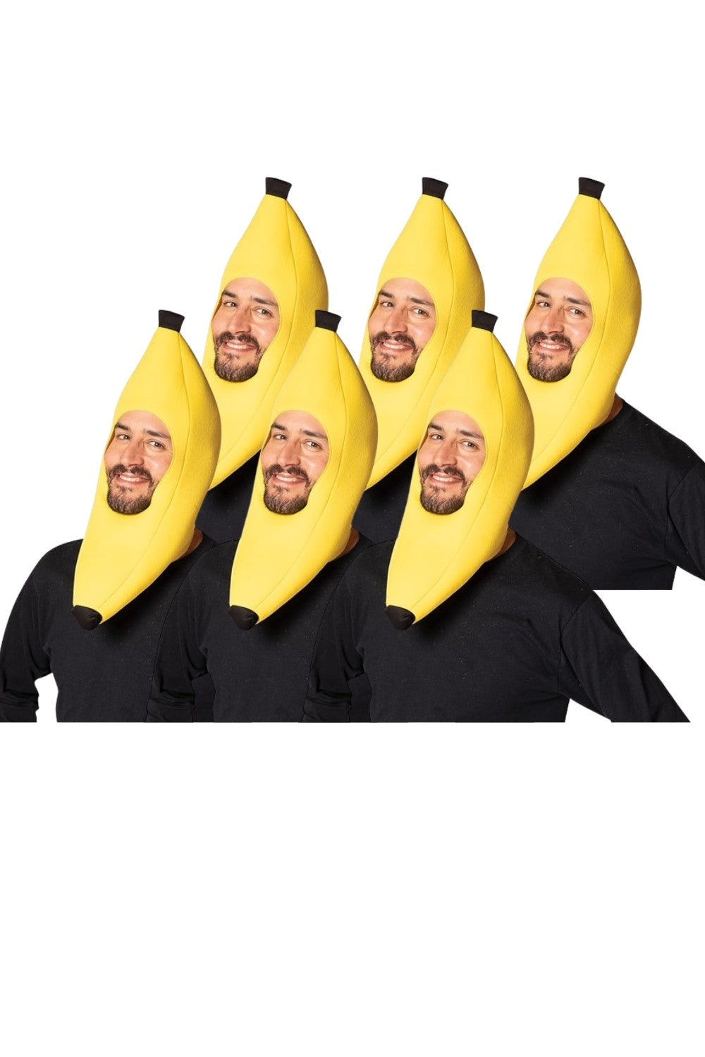 Rasta Imposta Banana Bunch Hut Kostüm 6er Set One Size