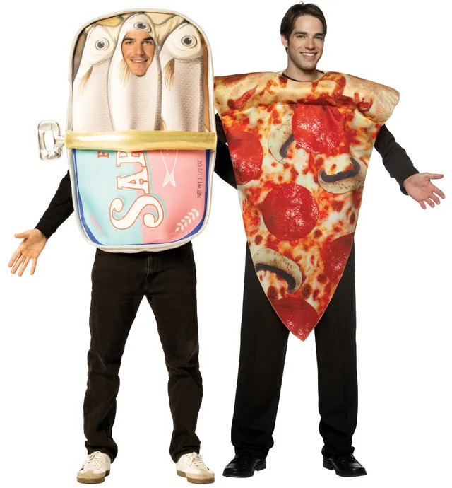 Rasta Imposta Sardines Pizza Partnerkostüm One Size 2-tlg.