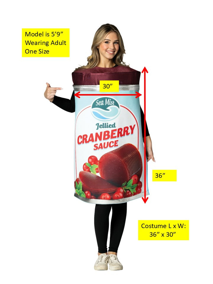 Rasta Imposta Cranberry Sauce Kostüm Dose Einheitsgröße