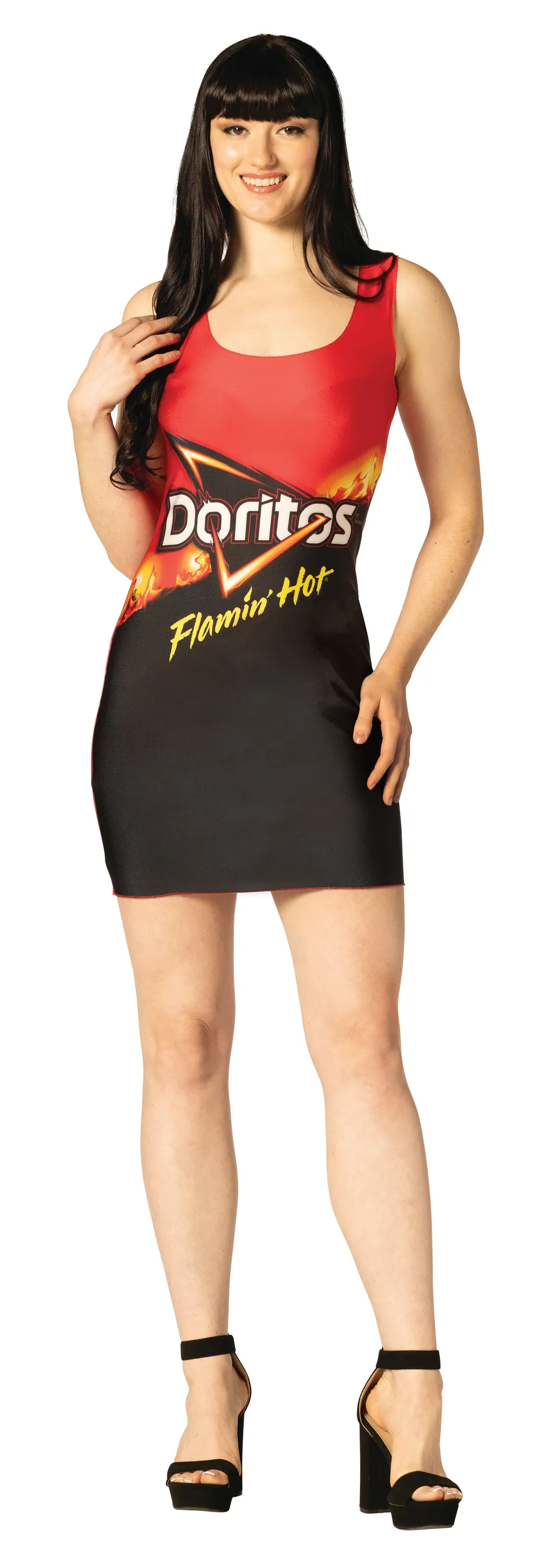 Rasta Imposta Doritos Flamin Hot Kleid Kostüm Damen XS-XL