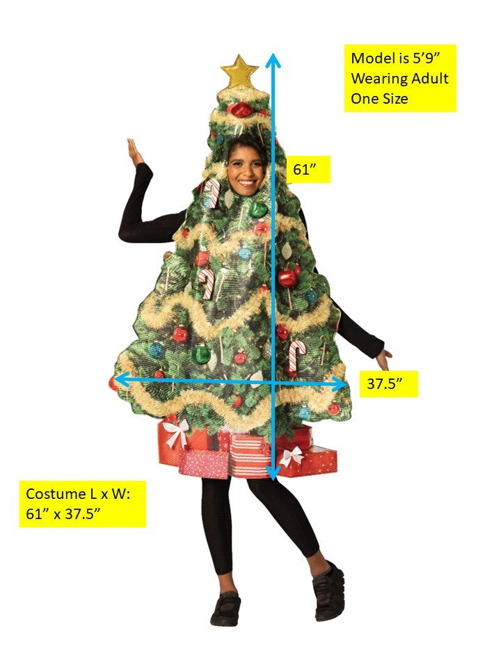 Rasta Imposta Weihnachtsbaum Kostüm Lichterkette One Size