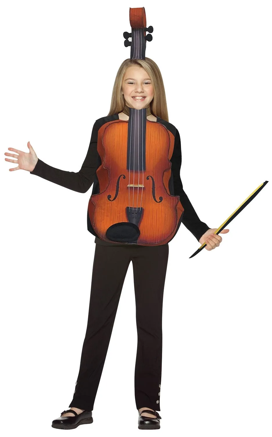 Rasta Imposta Violine Kinderkostüm 7-10 Jahre mit Sound