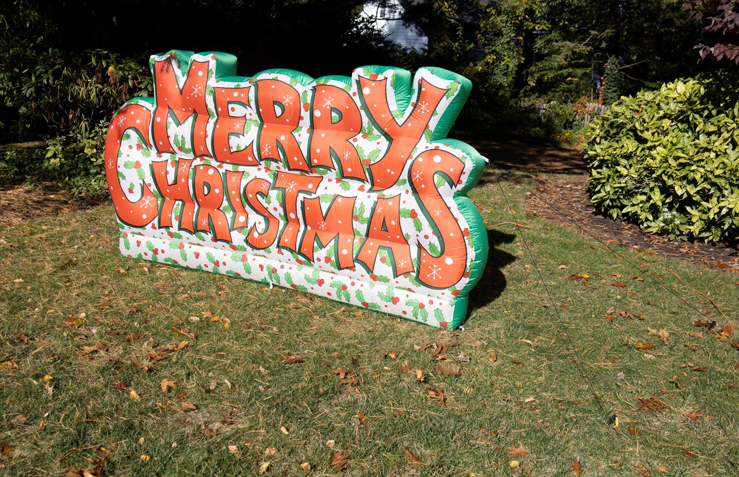 Rasta Imposta Merry Christmas Deko aufblasbar 9 Fuß LED
