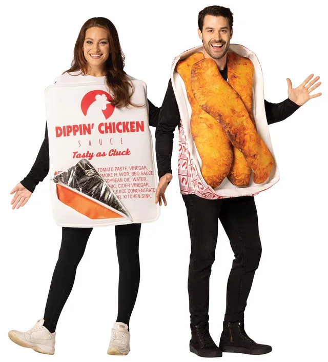 Rasta Imposta Chicken Strips Partnerkostüm Hähnchen Dip Einheitsgröße