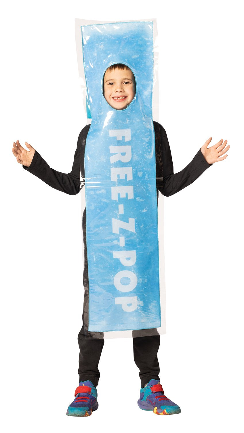 Rasta Imposta Free-Z-Pop Kinderkostüm 7-10 Eis Blau