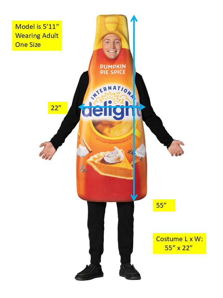 Rasta Imposta Pumpkin Pie Spice Creamer Kostüm Einheitsgröße
