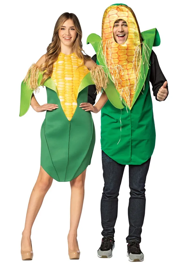 Rasta Imposta Corn Cob Partnerkostüm Kleid Tunika Einheitsgröße