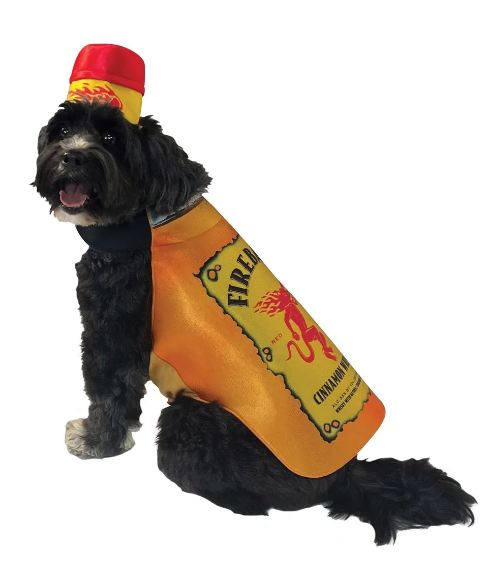 Rasta Imposta Fireball Bottle Hundekostüm mit Kopfteil 5 Größen