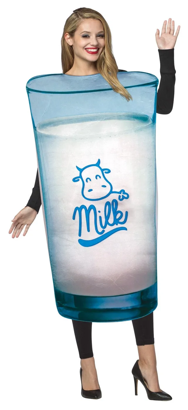 Rasta Imposta Glass of Milk Kostüm Einheitsgröße weiß Tunika