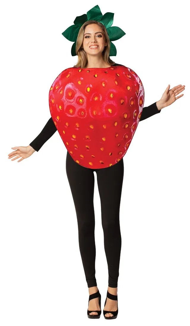 Rasta Imposta Get Real Strawberry Erdbeer-Kostüm One Size