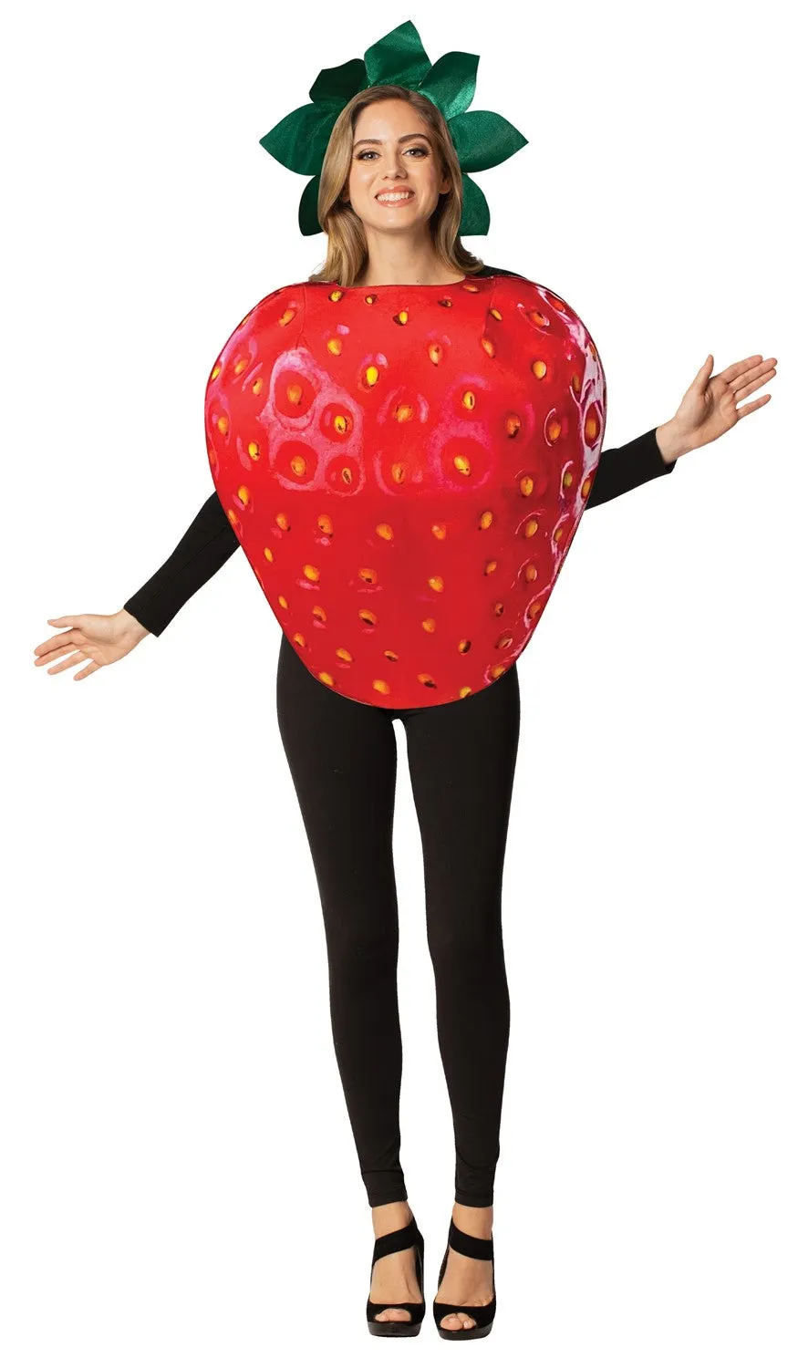Rasta Imposta Get Real Strawberry Erdbeer-Kostüm One Size