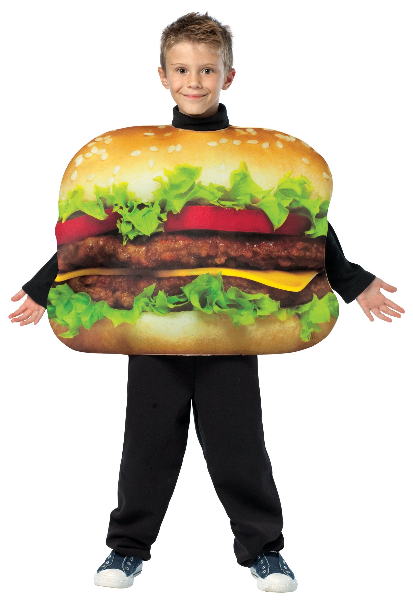 Rasta Imposta Cheeseburger Kostüm Kind 7-10