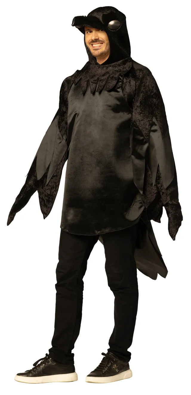 Rasta Imposta Raven Black Bird Kostüm Einheitsgröße schwarz