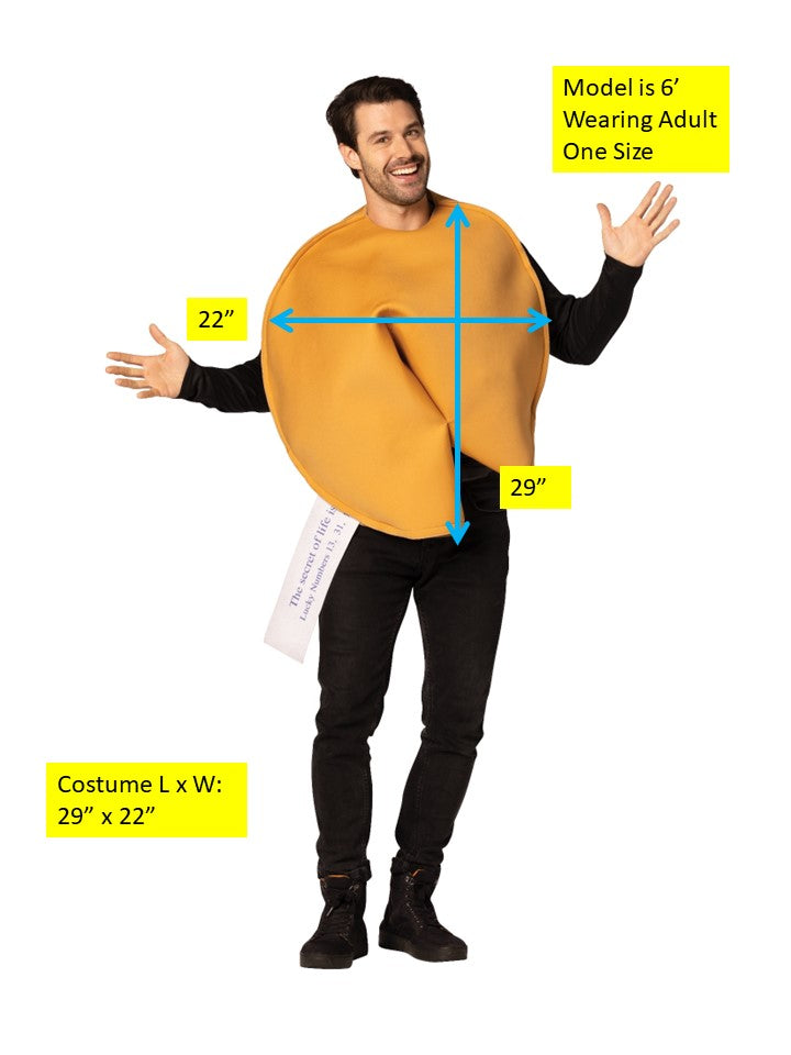 Rasta Imposta Fortune Cookie Erwachsenenkostüm One Size Keks