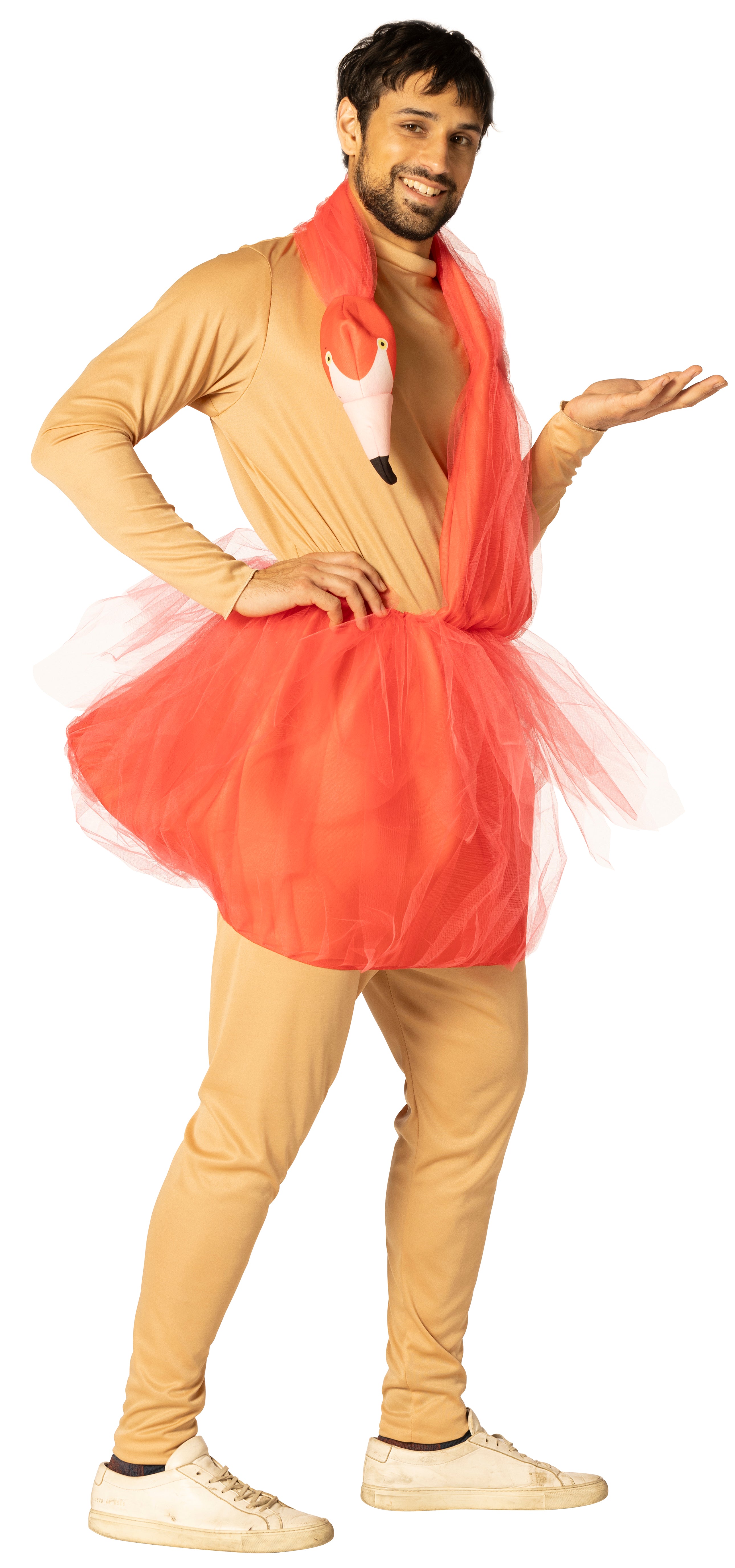 Rasta Imposta Pink Flamingo Kostüm Tüll Gr. S-M Rosa