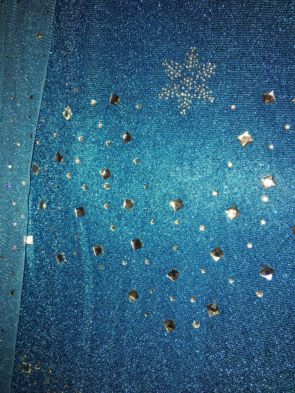 Katara Prinzessin Elsa Kleid Blau Glitzer Kostüm S Damen