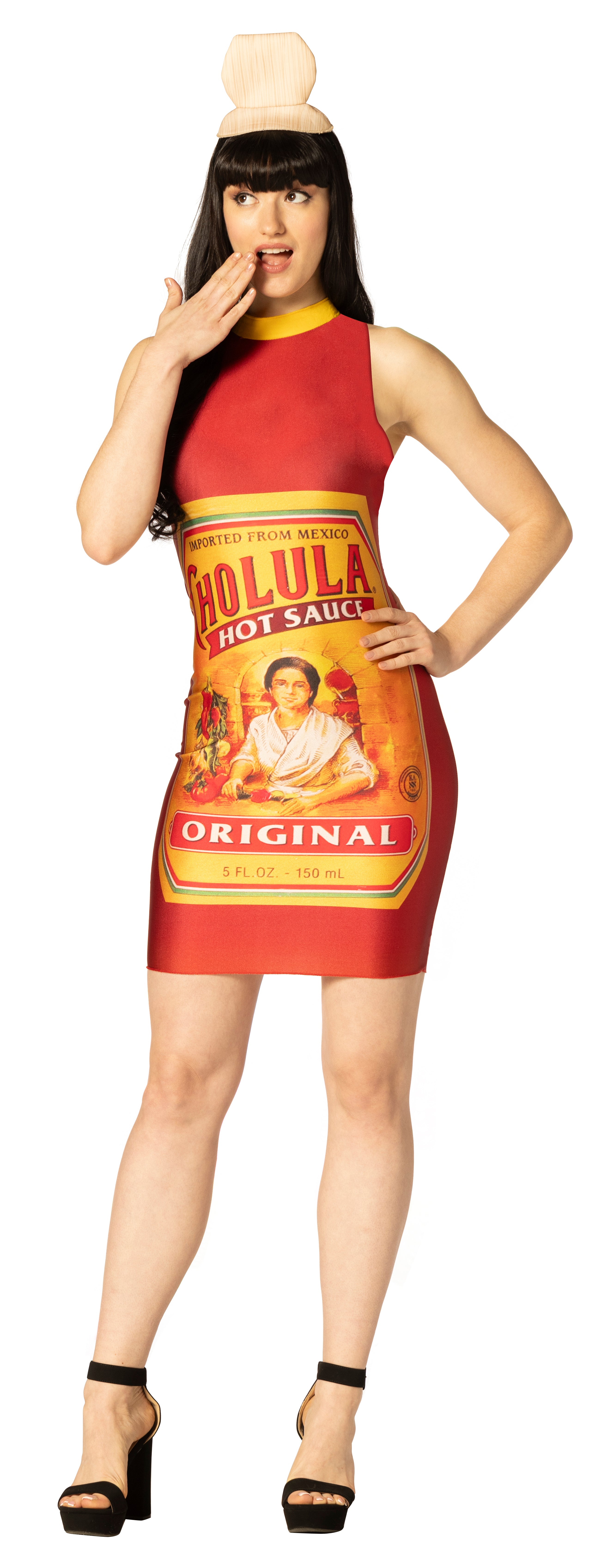Rasta Imposta Cholula Dress Damenkostüm XS-S Neckholder Sauce