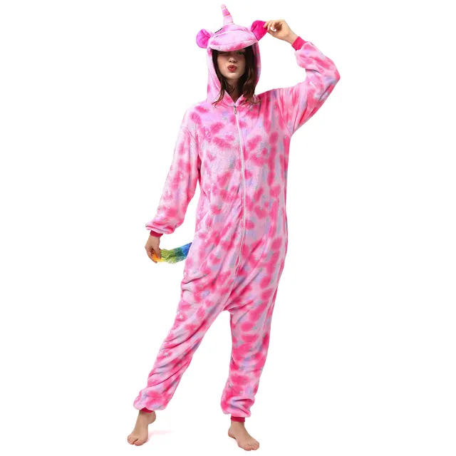 Katara 1744 Einhorn Partyanzug Onesie Pink-Rosa Plüsch