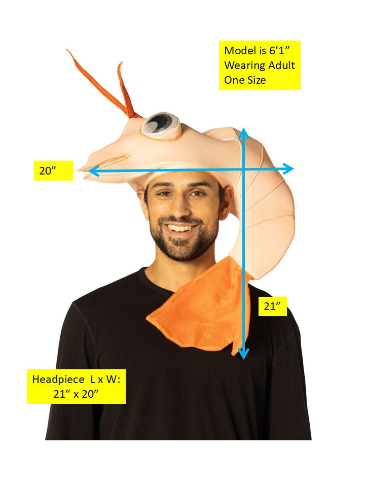 Rasta Imposta Shrimp Hat Hut Einheitsgrösse Halloween
