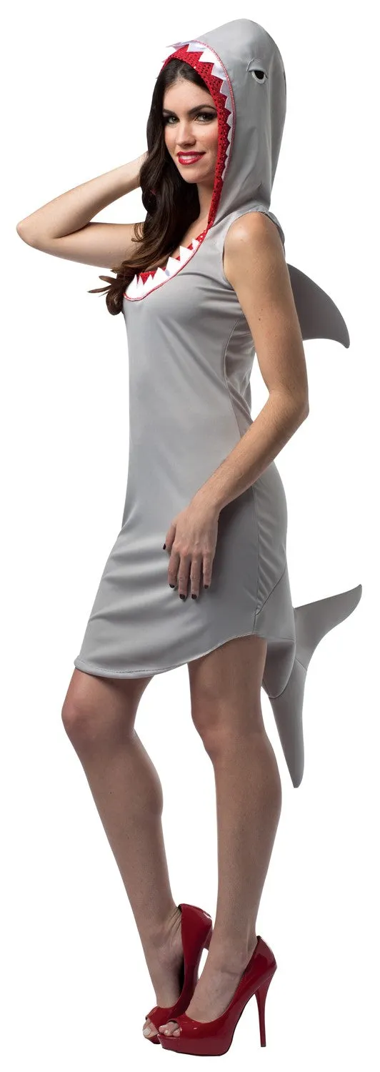 Rasta Imposta Shark Dress Hai Kostüm Kleid 4-8 Polyester