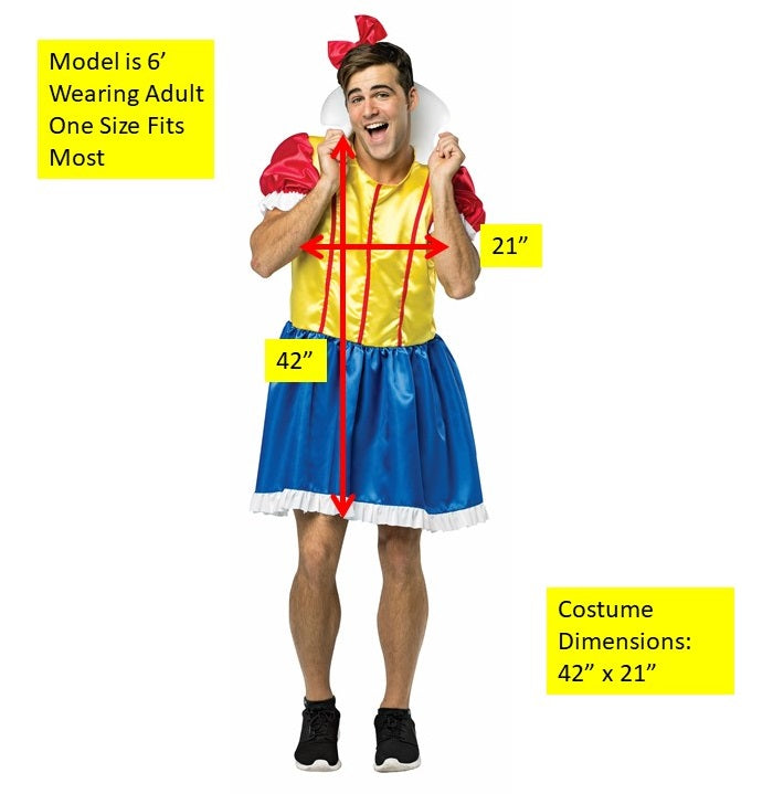 Rasta Imposta Bro White Herrenkostüm Prinzessin One Size