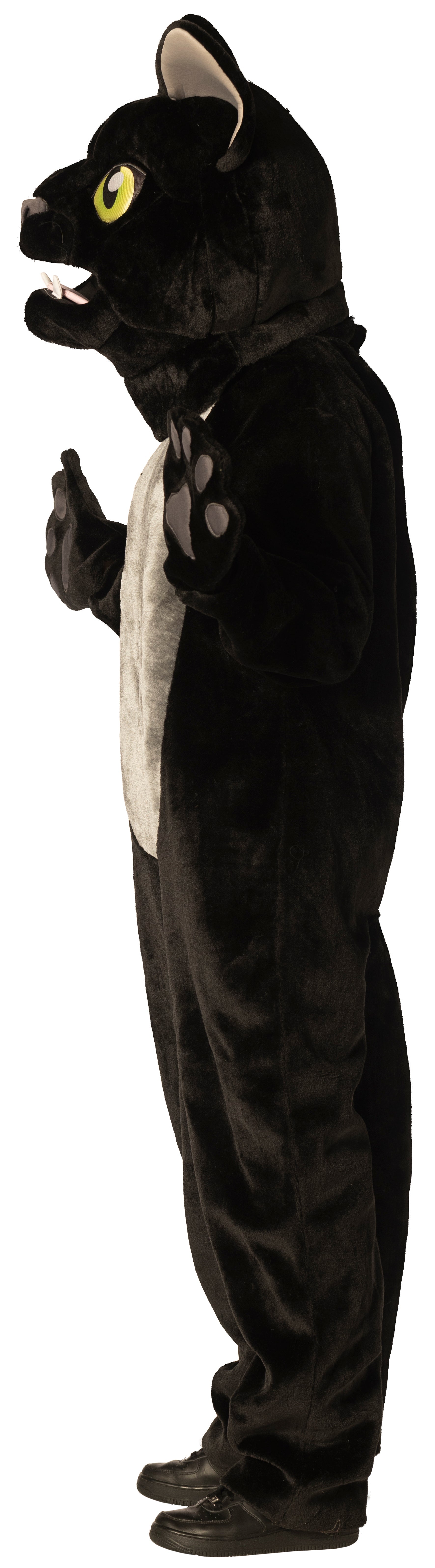 Rasta Imposta Black Cat Kostüm Overall Maske Einheitsgröße
