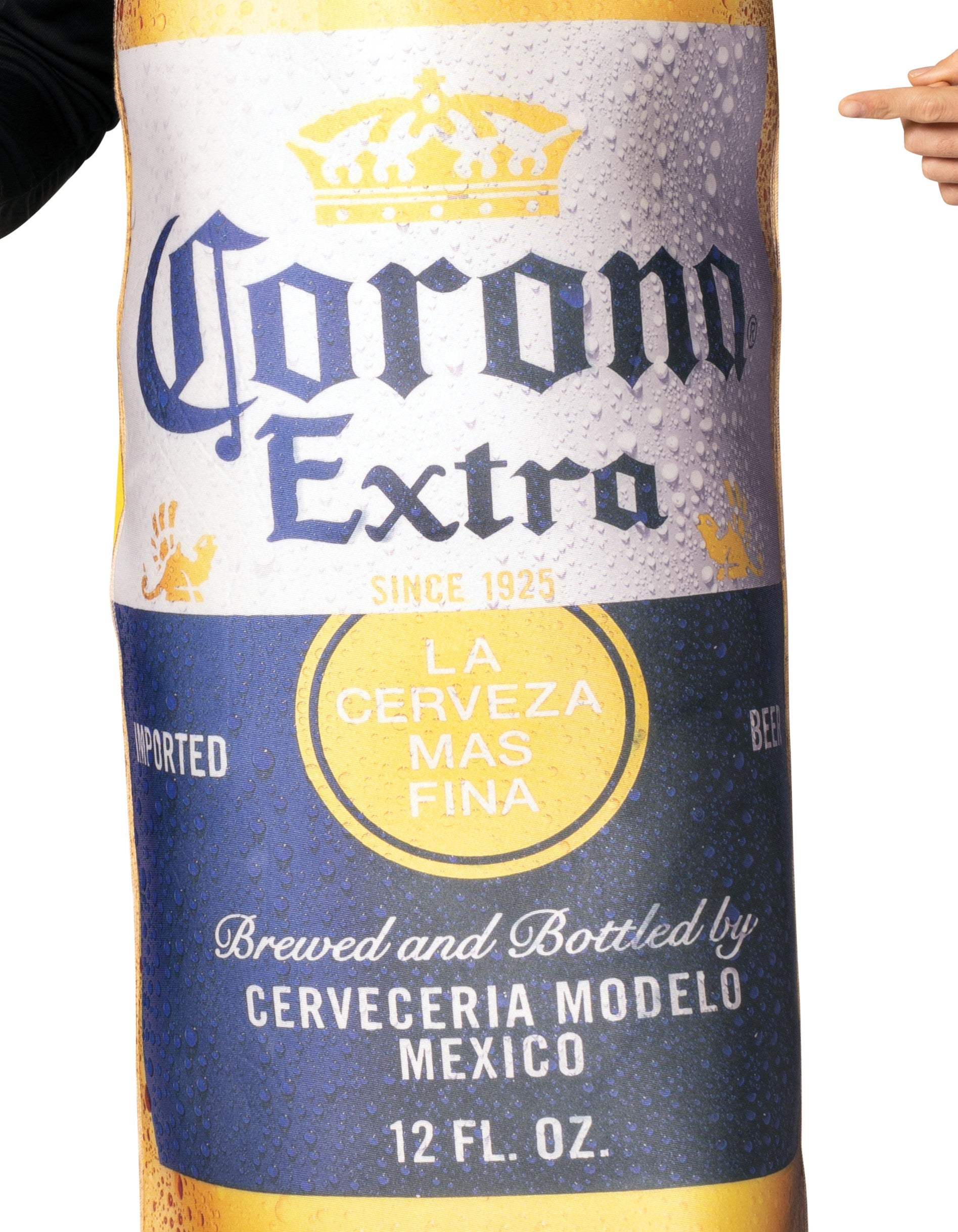 Rasta Imposta Corona Extra Bierflaschen-Kostüm One Size Limette