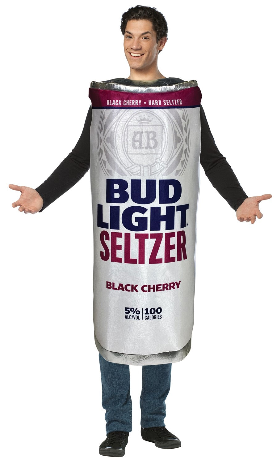 Rasta Imposta Bud Light Seltzer Dosenkostüm Black Cherry One Size