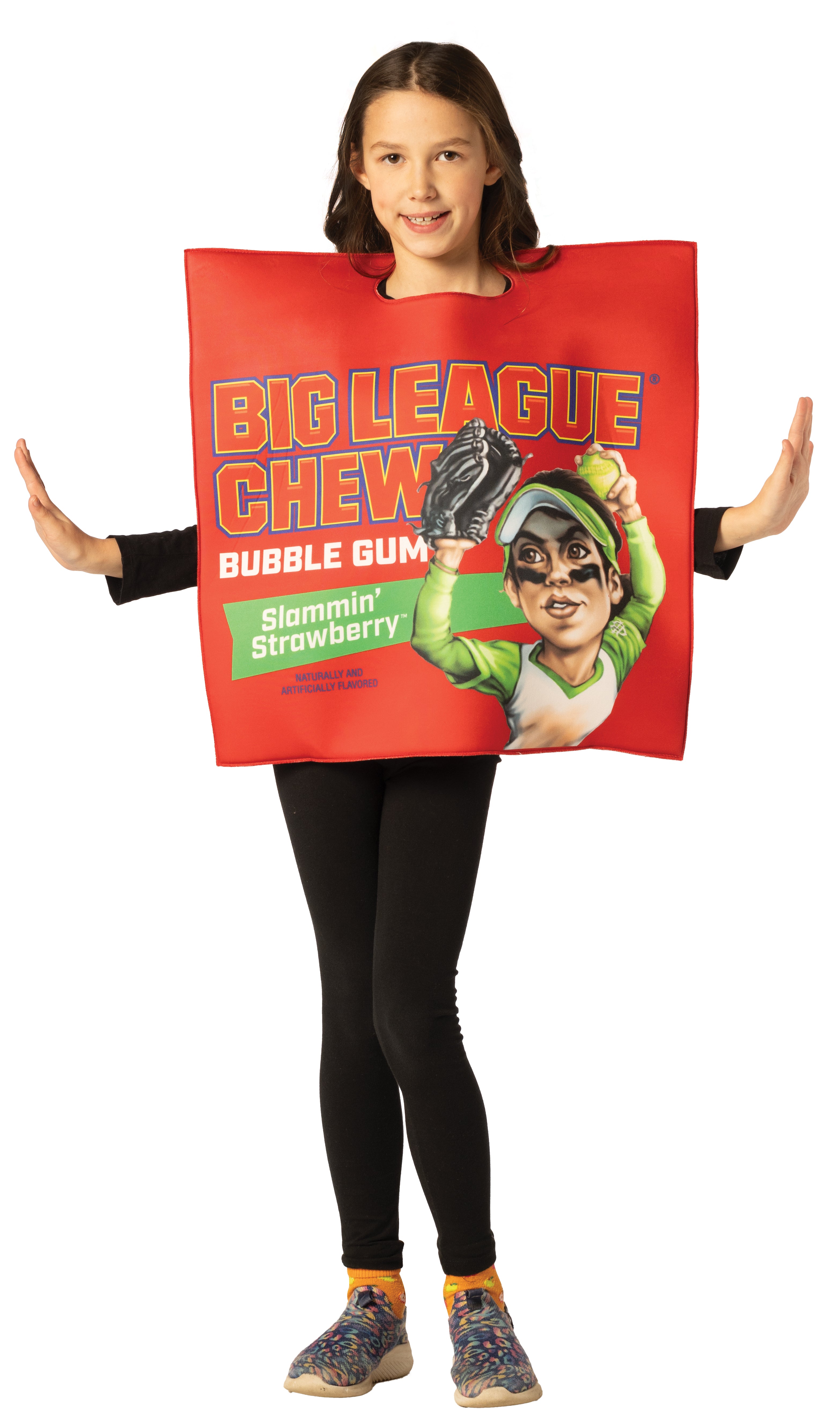 Rasta Imposta Big League Chew Strawberry Kinderkostüm Gr. 3-6 Schaum