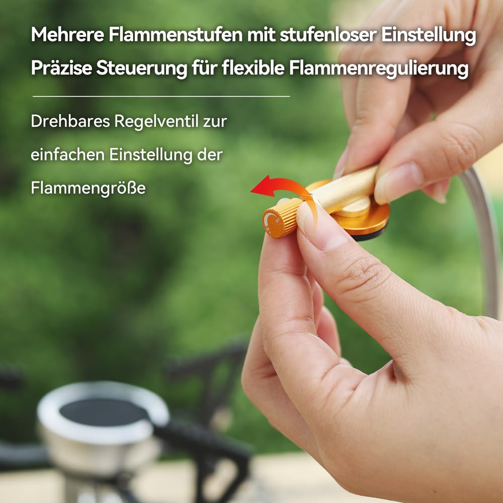 REDSUN FD3 Campingkocher Infrarot 3kW Faltbar mit Tasche