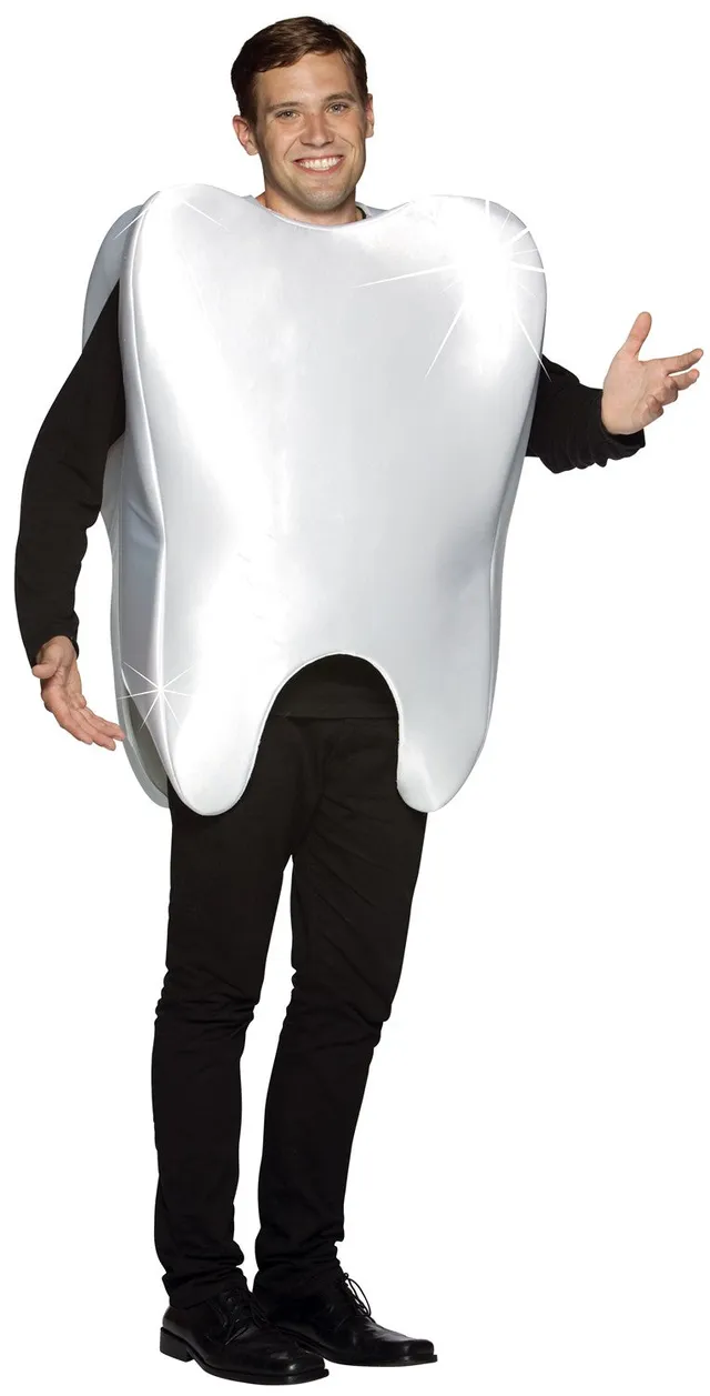 Rasta Imposta Mr. Molar Zahnkostüm Einheitsgröße Weiß